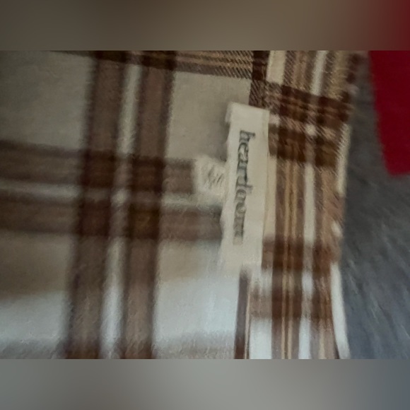 Heartlooms Twist-Front, Surplice Bodice, Flannel Top - Picture 6 of 12